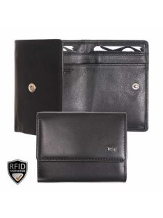 021520 002 Riccardo Ferducci női bőr pénztárca fekete