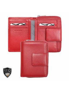 026490 003 Riccardo Ferducci női bőr pénztárca piros