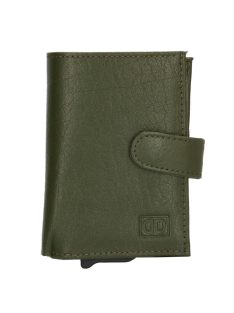 18208029 Hide and Stitches safety wallet olivazöld