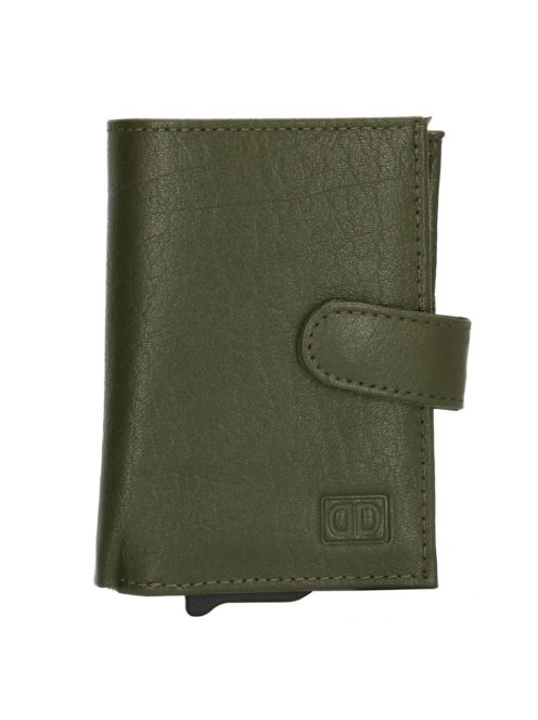 18208029 Hide and Stitches safety wallet olivazöld