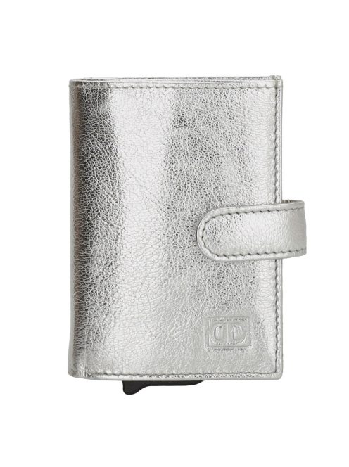 18208998 Hide and Stitches safety wallet ezüst