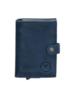20572 030 Hide and Stitches safety wallet farmerkék