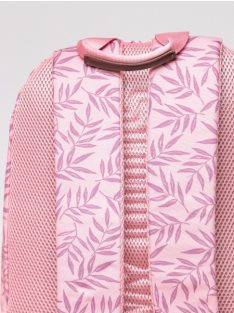   HeavyTools egyszerű hátizsák laptoptartós ELINOR rózsaszín levelek