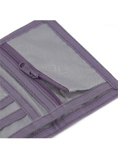 Puma tépőzáras vászon pénztárca virágos szilvalila