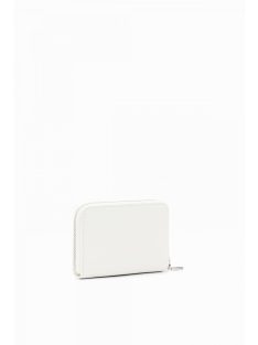   Desigual kis körbe cipzáras pénztárca domború logós fehér