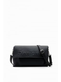   Desigual fedeles válltáska szegecses domború logós fekete