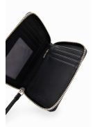 Desigual kis cipzáras pénztárca vágott virágos farmer