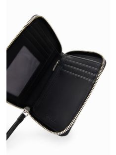   Desigual kis cipzáras pénztárca vágott virágos színes kontraszt