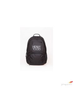 HeavyTools laptoptartós hátizsák fekete