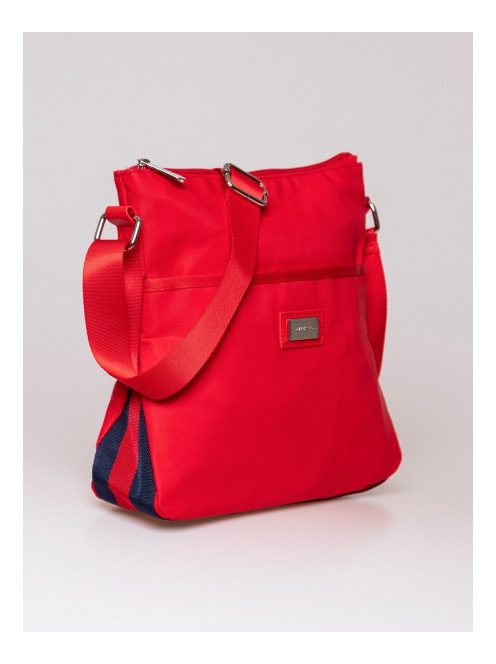 HeavyTools közkedvelt átvetős válltáska vászon Elando piros