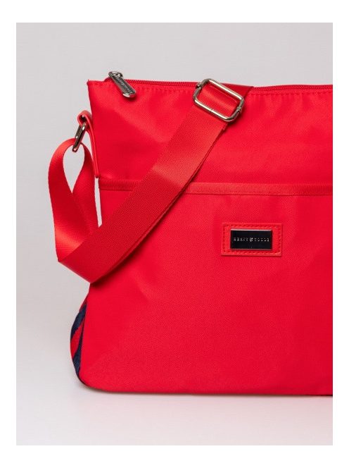 HeavyTools közkedvelt átvetős válltáska vászon Elando piros