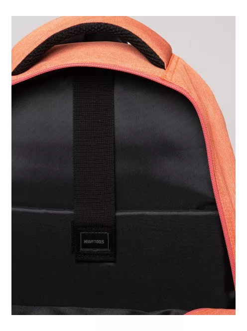 HeavyTools hátizsák 4 zsebes kulacstartós laptoptartós korall
