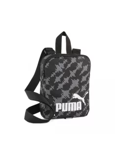 Puma férfi kis válltáska vászon rádióhullám mintás