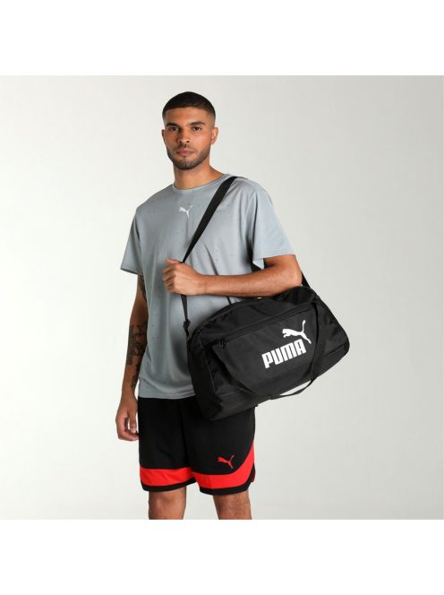 Puma kis sporttáska egyenes cipzáras fekete