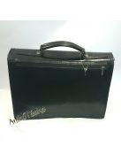 Olasz bőr kis aktatáska fekete 