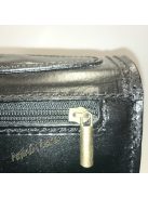 Olasz bőr kis aktatáska fekete 