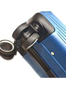 Extra rugalmas bőrönd szett
négy kerekes polipropilén hullám mintás kékeszöld 