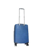 Extra rugalmas bőrönd szett
négy kerekes polipropilén hullám mintás kékeszöld 