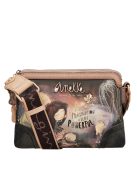 Anekke lapos válltáska crossbody Dreamverse barna