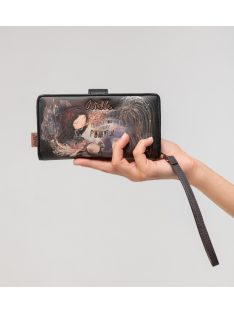   Anekke sokkártyatartós nagy, hosszú pénztárca plusz irattartóval Dreamverse barna