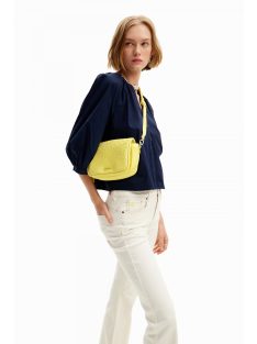   Desigual acrossbody testen átvetős táska fedeles napsárga