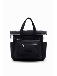 Desigual közepes Voyager táska vászon 4 funkciós fekete