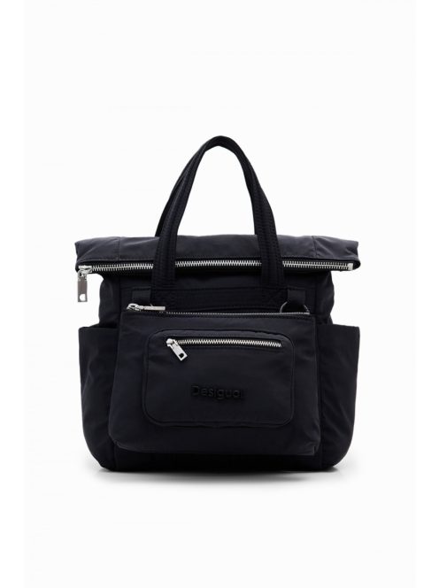 Desigual közepes Voyager táska vászon 4 funkciós fekete