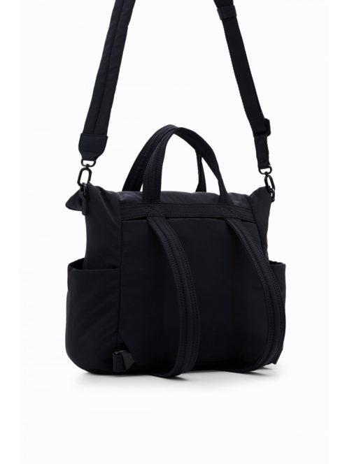 Desigual közepes Voyager táska vászon 4 funkciós fekete