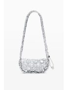 Desigual kis koktél táska ezüst