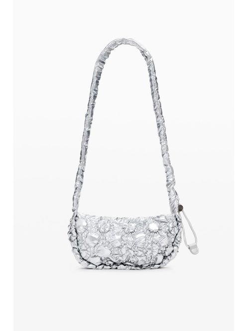 Desigual kis koktél táska ezüst