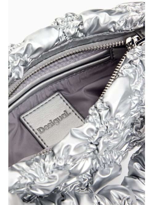 Desigual kis koktél táska ezüst