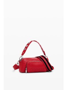   Desigual mini válltáska plusz pánttal domború logós piros