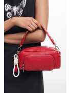 Desigual mini válltáska plusz pánttal domború logós piros