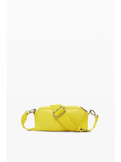 Desigual mini válltáska plusz pánttal domború logós sárga