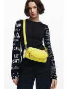 Desigual mini válltáska plusz pánttal domború logós sárga