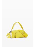 Desigual mini válltáska plusz pánttal domború logós sárga