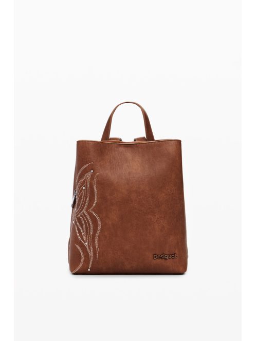Desigual 3 részes hátizsák pillangó mintás barna