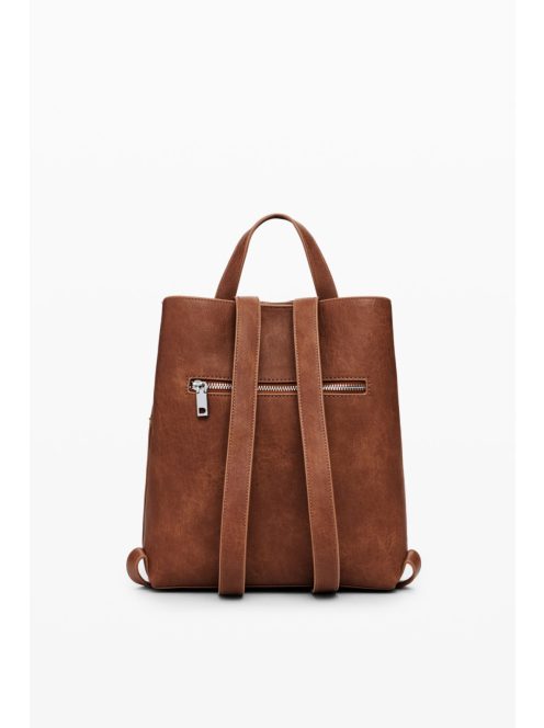 Desigual 3 részes hátizsák pillangó mintás barna