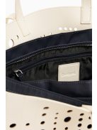 Desigual nagy női táska lyukacsos shopper fehér
