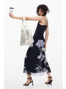 Desigual nagy női táska lyukacsos shopper fehér
