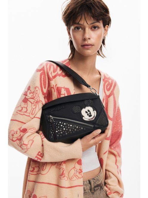 Desigual Mickey Egeres fedeles válltáska fekete