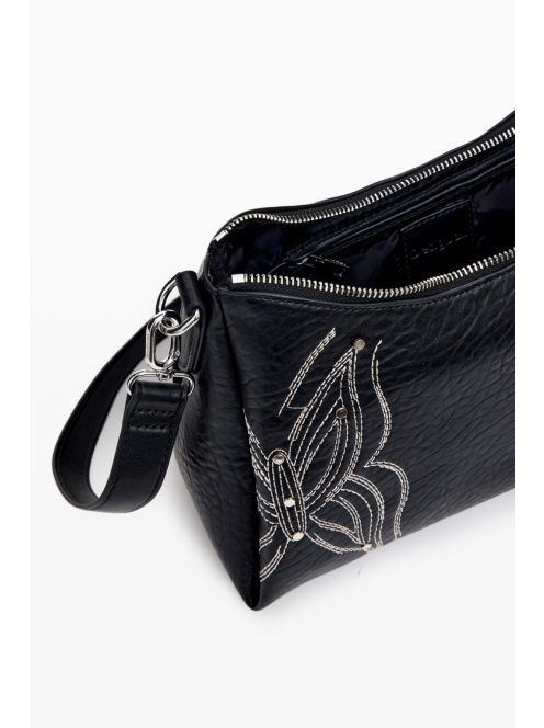 Desigual csónak kézitáska pillangó mintás fekete