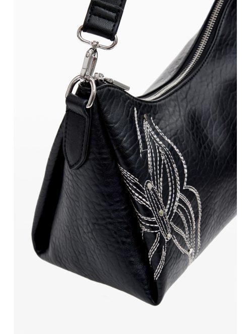 Desigual csónak kézitáska pillangó mintás fekete