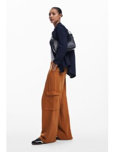 Desigual csónak kézitáska pillangó mintás barna