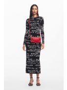 Desigual acrossbody testen átvetős táska cipzáras piros