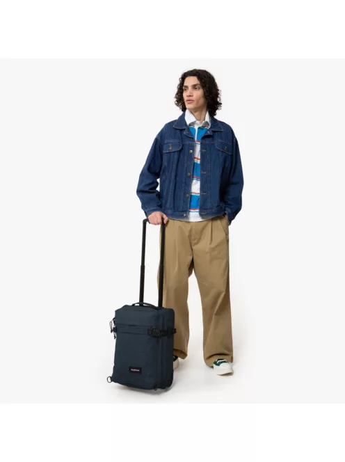Eastpak STRAPSON XXS kézipoggyász vászon bőrönd farmerkék