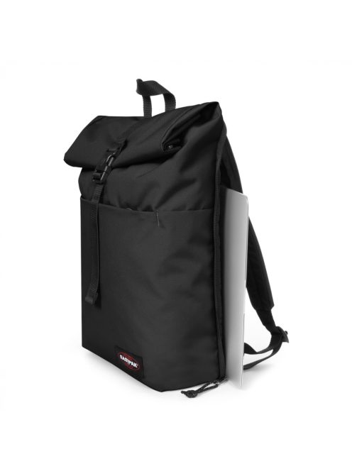 Eastpak UP ROLL laptoptartós hátizsák tekerhető fedeles fekete