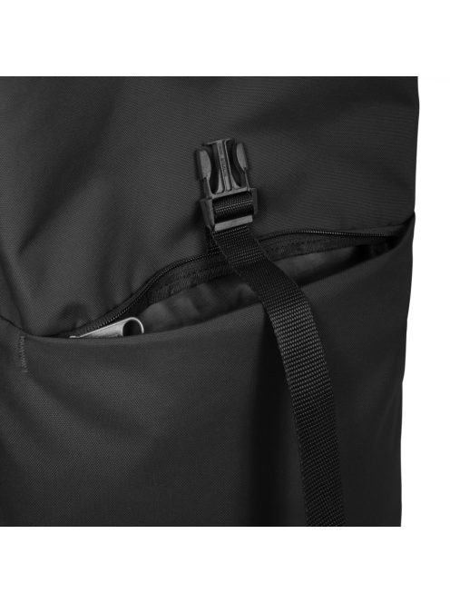Eastpak UP ROLL laptoptartós hátizsák tekerhető fedeles fekete
