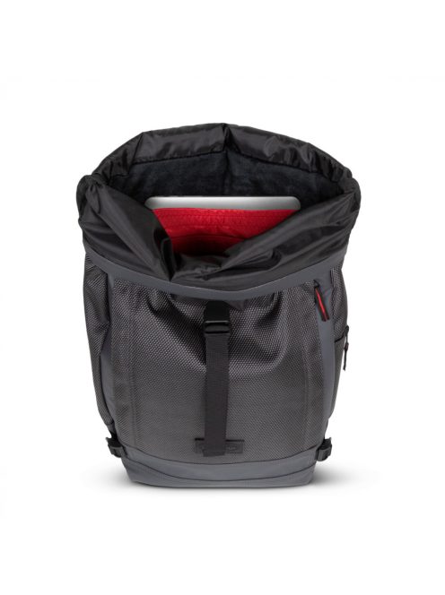 Eastpak TECUM ROLL Cnnct Coat nagy laptoptartós hátizsák tekerhető fedeles acélszürke