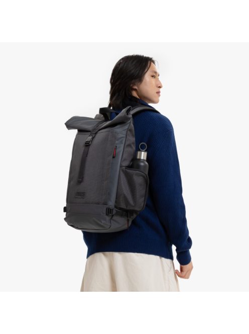 Eastpak TECUM ROLL Cnnct Coat nagy laptoptartós hátizsák tekerhető fedeles acélszürke